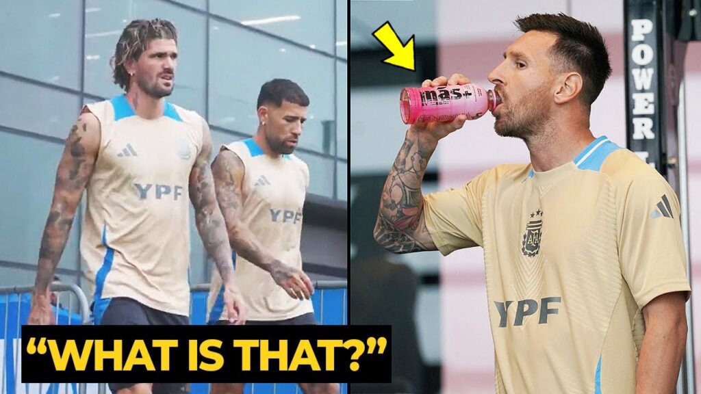 De Paul teased Messi while promoting his hydration drink during Argentina's training | Football News