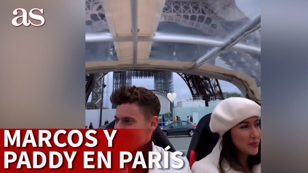 De película: el idílico vídeo de Marcos Llorente y Paddy en la Torre Eiffel | Diario AS