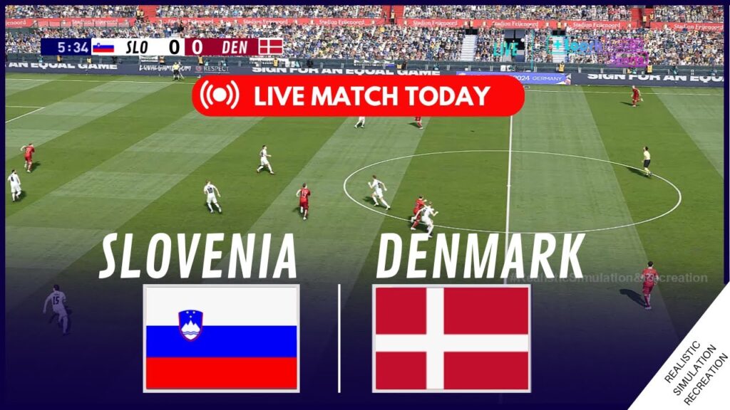🔴LIVE : SLOVENIA vs DENMARK I UEFA EURO 2024 I LIVE FOOTBALL MATCH TODAY 🔴LIVE : SLOVENIA vs DENMARK I UEFA EURO 2024 I LIVE FOOTBALL MATCH TODAY