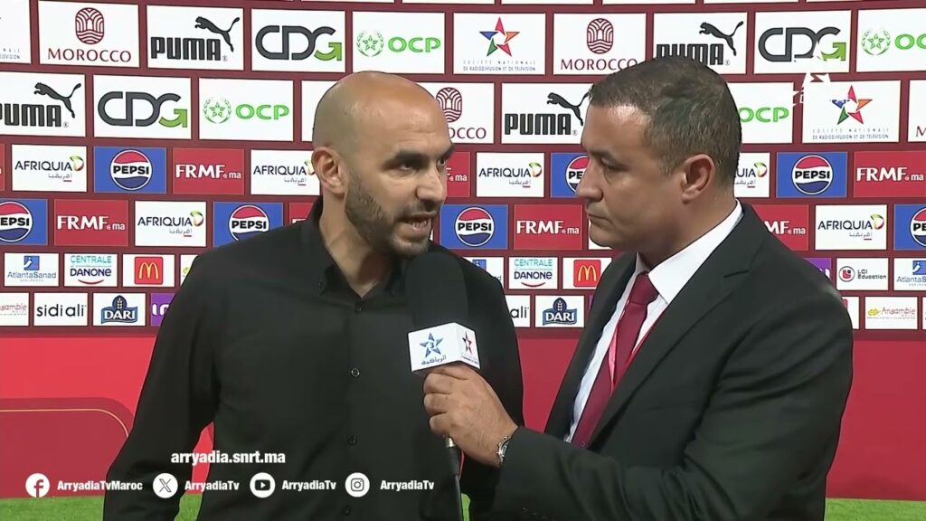 🎙️ |  الناخب الوطني وليد الركراكي بعد الفوز على حساب زامبيا " المهم هو ضمان التأهل"