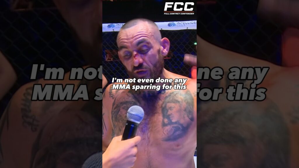 🎤Harry Davies with an EPIC post-fight interview after FCC 34