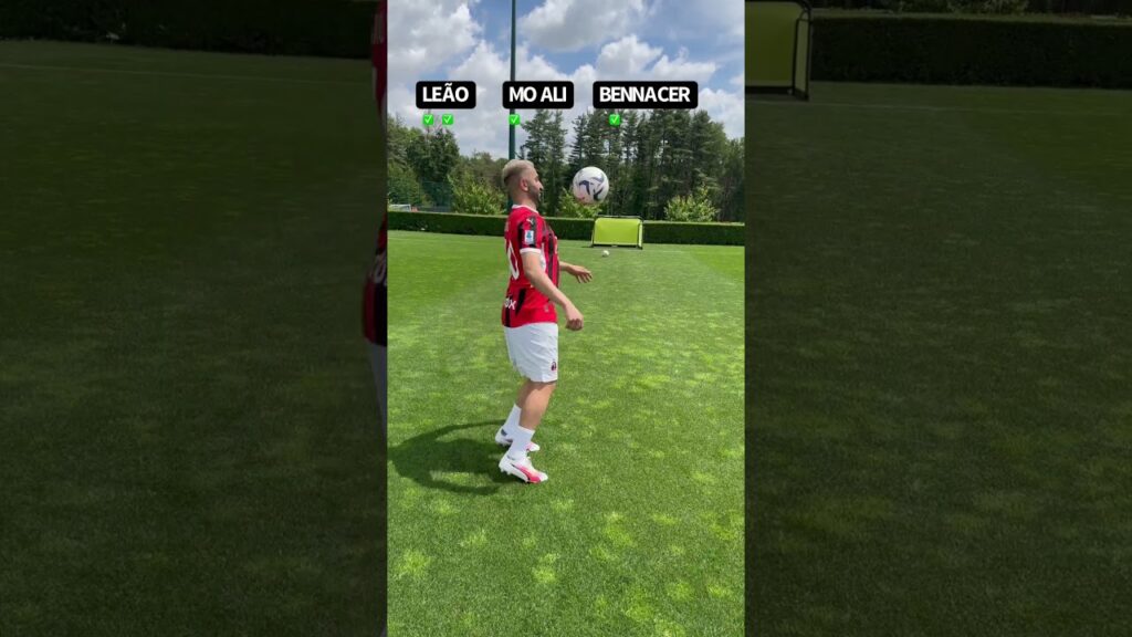 @MoAliFC shooting challenge with Leão & Bennacer | #shorts