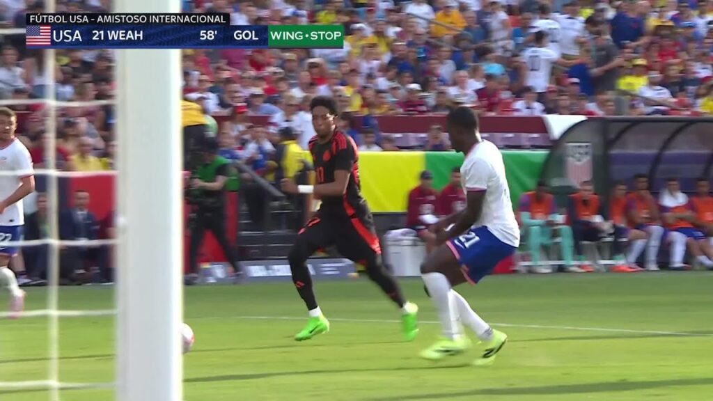 Gol de Tim Weah | USMNT vs. Colombia | 8 de Junio, 2024