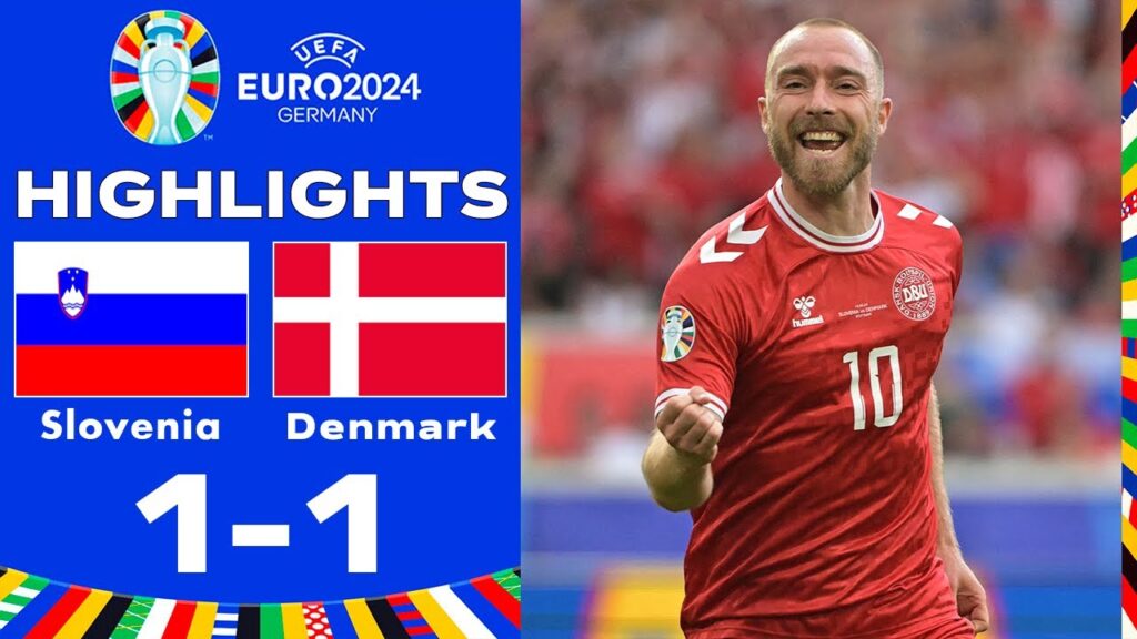 Slowenien vs. Dänemark 1:1 Höhepunkte | UEFA Euro 2024