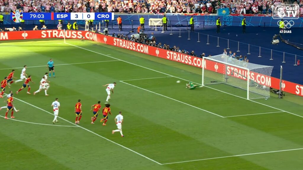 Bruno Petković Promašen jedanaesterac | Španjolska - Hrvatske 3-0 Istaknuti golovi | UEFA EURO 2024