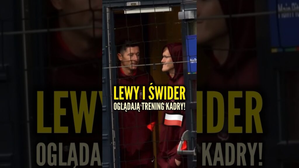 LEWANDOWSKI I ŚWIDERSKI PODGLĄDAJĄ KOLEGÓW 👀 #shorts