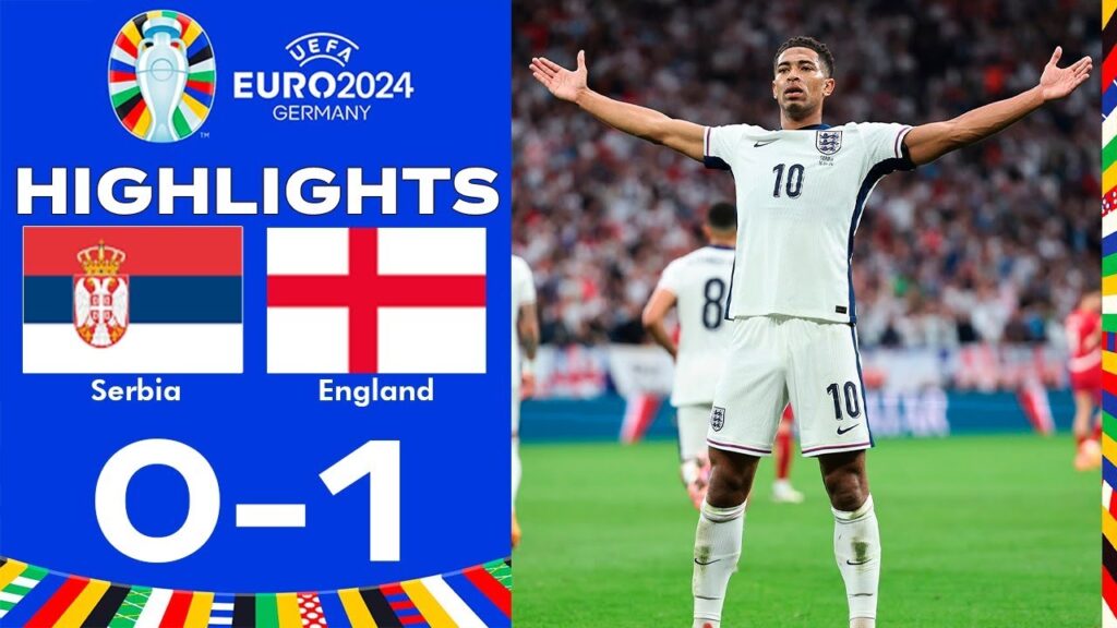 Jude Bellingham Goal | Serbia vs England 0-1 Highlights Goals | UEFA EURO 2024