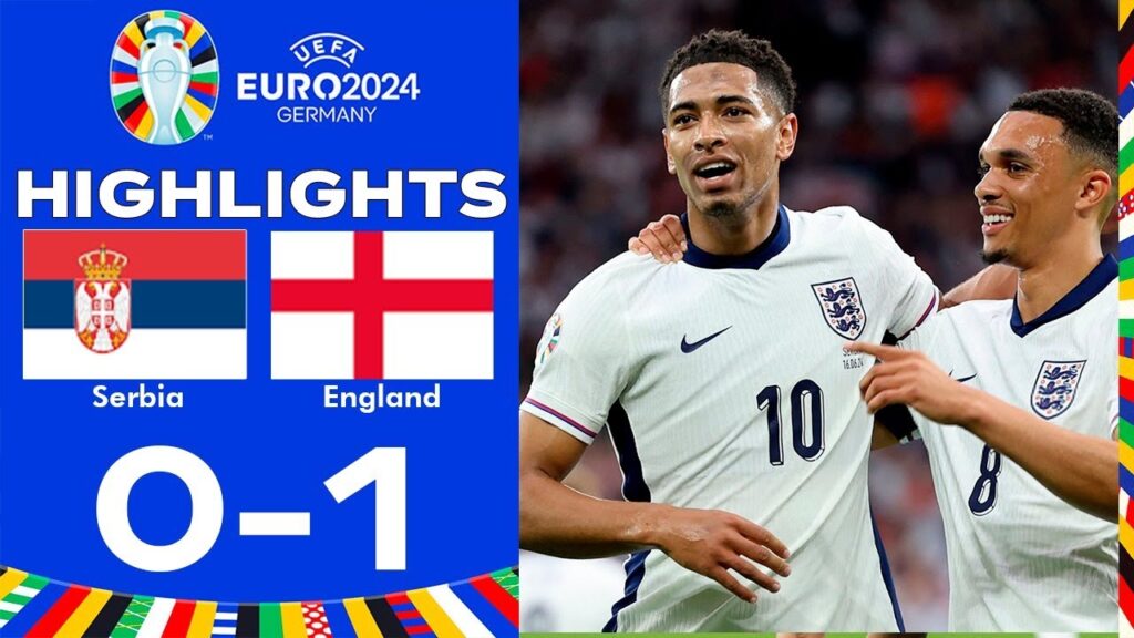 Jude Bellingham Goal | Serbia vs England 0-1 Highlights Goals | UEFA EURO 2024
