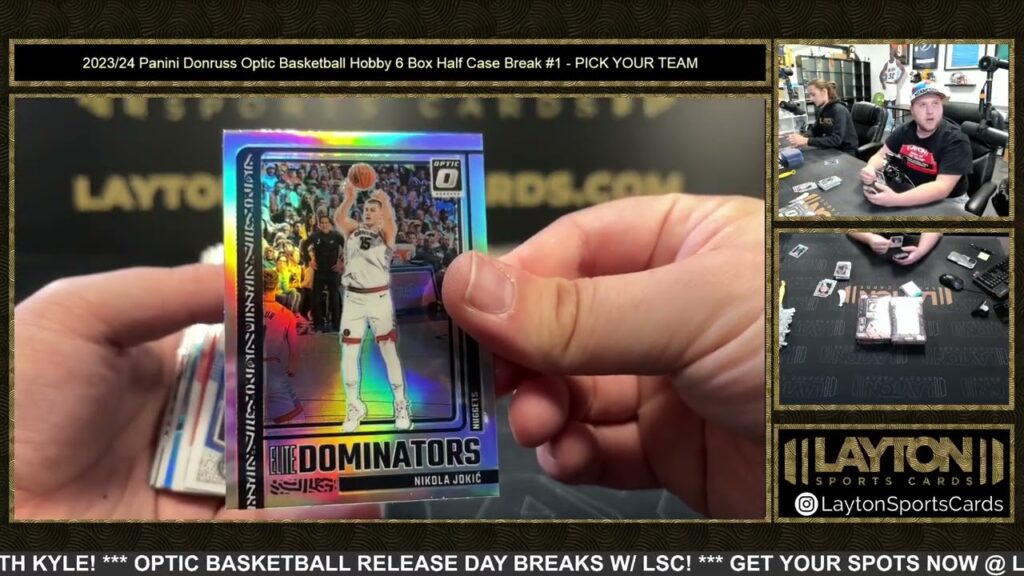 HOT START! 202324 Panini Donruss Optic Basketball Hobby 6 Box Half Case Break #1   PICK YOUR TEAM