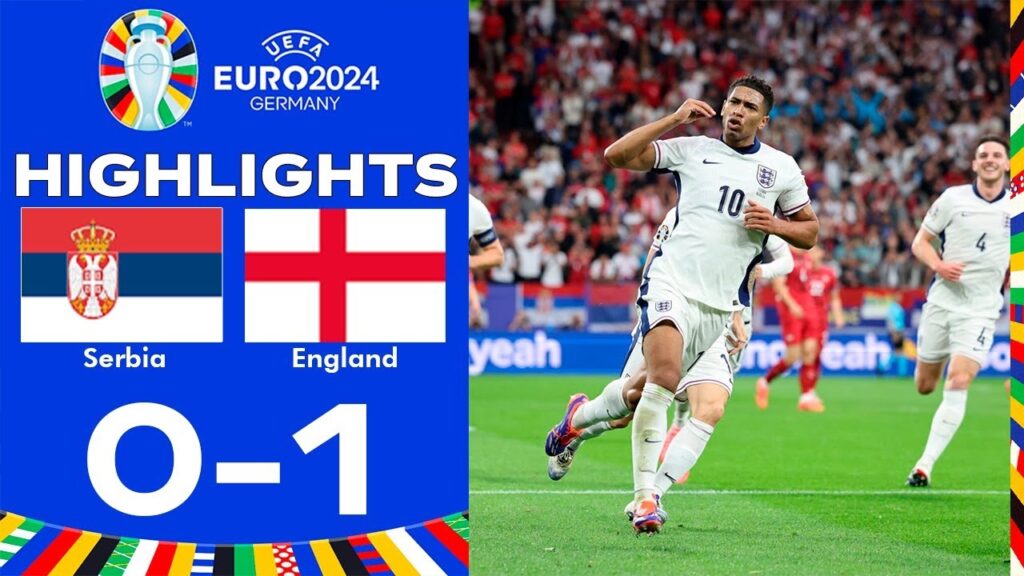 Serbia vs England 0-1 Highlights | UEFA Euro 2024