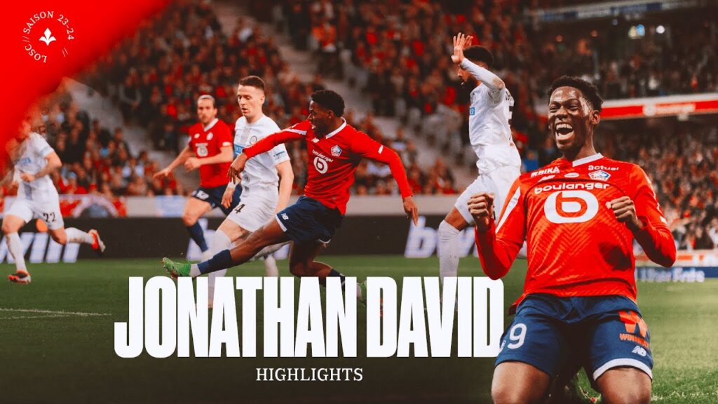 Tous les buts de Jonathan David en Ligue 1 en 2023-2024 🤩⚽