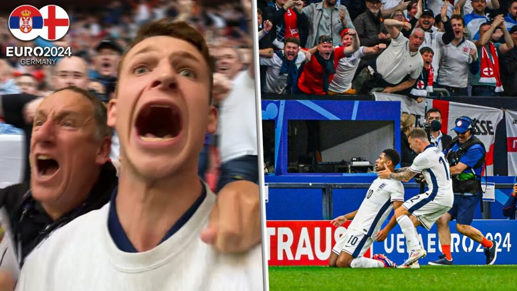 JUDE STARTS THE ENGLAND PARTY vs SERBIA at EURO 2024