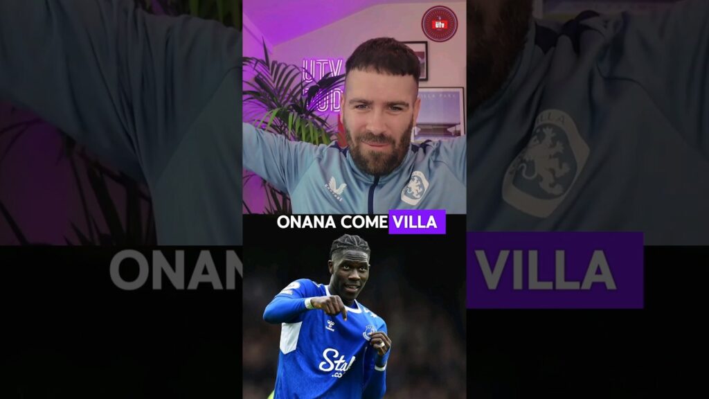Aston Villa have enquired about Everton midfielder Amadou Onana #astonvilla #amadouonana #everton