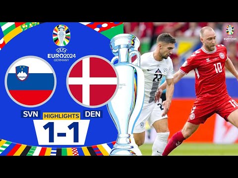 Slovenia vs Denmark [1-1] | All Goals & Extended Highlights | UEFA Euro 2024