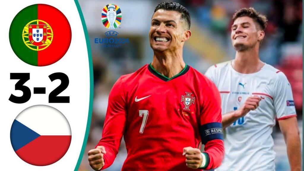 Portugal vs Czech Republic 3-2 Semua Goals dan Cuplikan Euro 2024 Ronaldo Hattrick