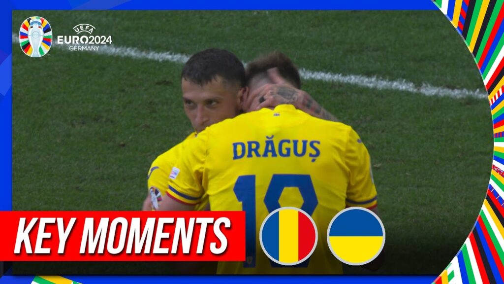KEY MOMENT!! Kumpulan Momen Menegangkan Ukraina Vs Romania | UEFA EURO 2024