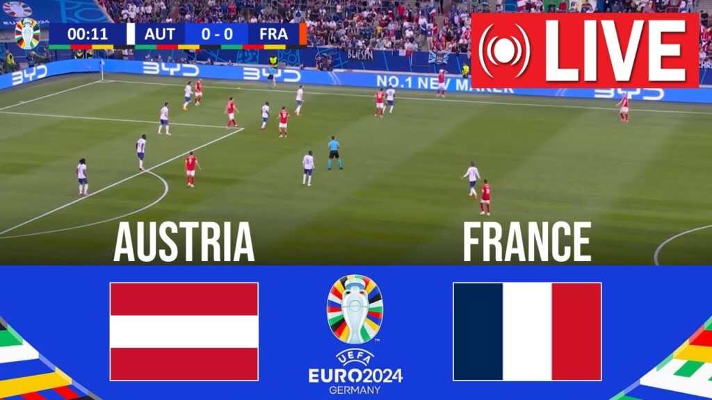 Austria vs France LIVE. 2024 UEFA Euro Cup Full Match