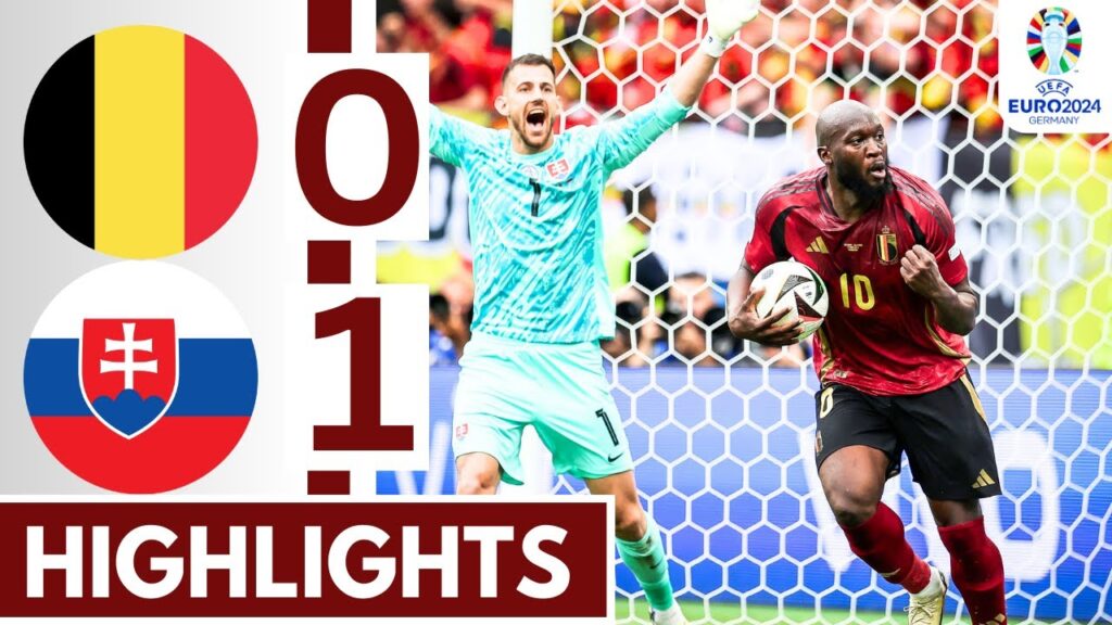 🔴Belgium vs Slovakia (0-1) Extended HIGHLIGHTS: Belgium 2 Offside GOALS | UEFA EURO 2024!