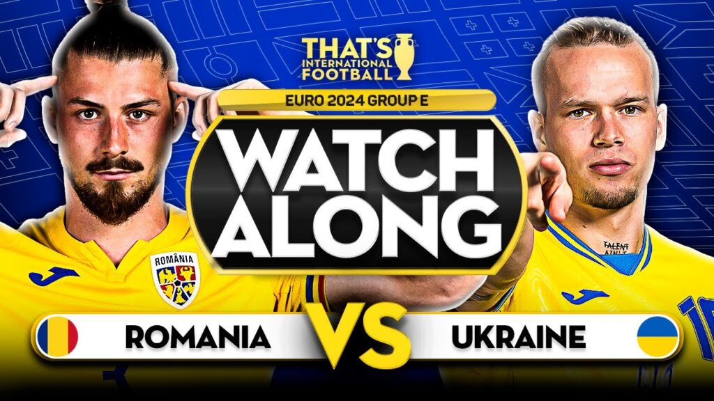 ROMANIA vs UKRAINE EURO 2024 Watchalong Mark GOLDBRIDGE LIVE