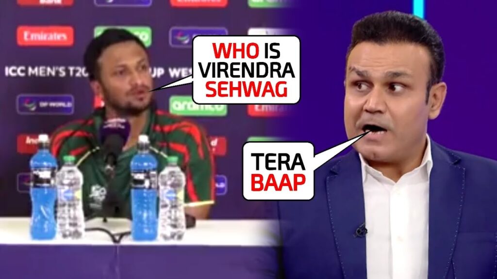 Sakib Al Hasan brutally said "Who is Virender Sehwag" in Press Conference Today | Sakib on Sehwag