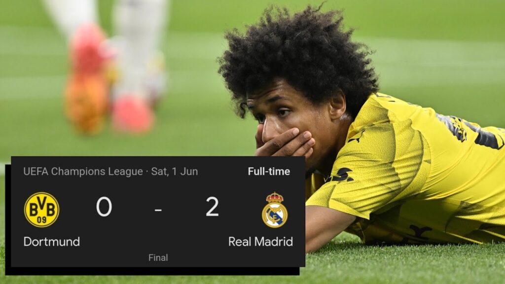 Karim Adeyemi ALL missed chances in the UCL final (Real Madrid vs Borussia Dortmund)