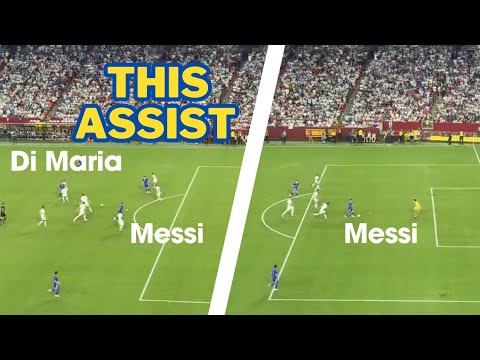 This assist of Di Maria to Lionel Messi - Insane pass