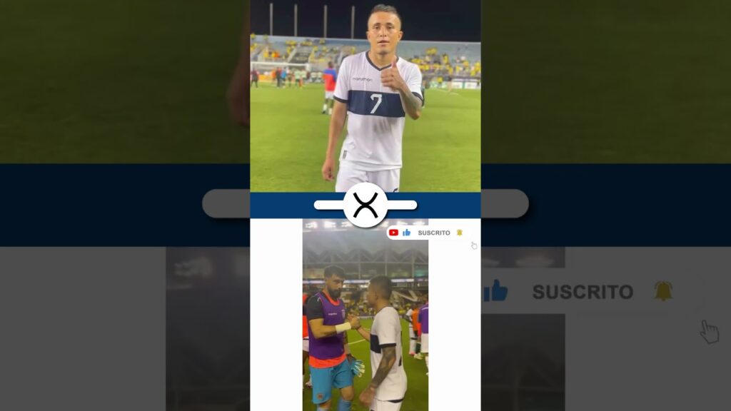 🇪🇨⚽️ Hernán Galíndez, felicitando a Layan Loor, por su gran partido ante Bolivia