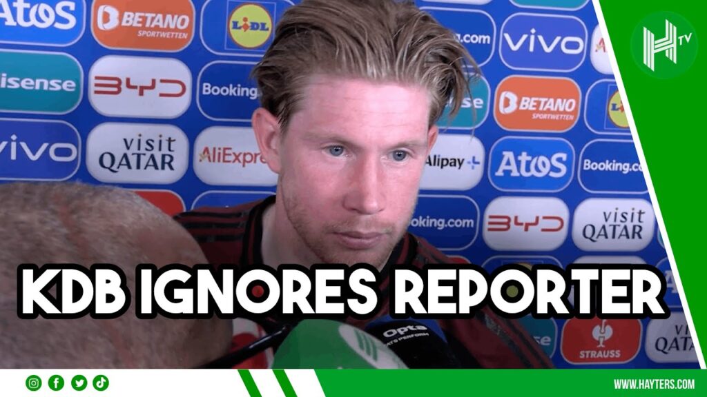 De Bruyne IGNORES English reporter after Belgium’s SHOCK defeat