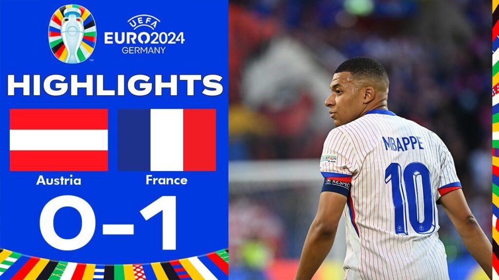 Oostenrijk vs Frankrijk 0-1 Hoogtepunten | UEFA EURO 2024