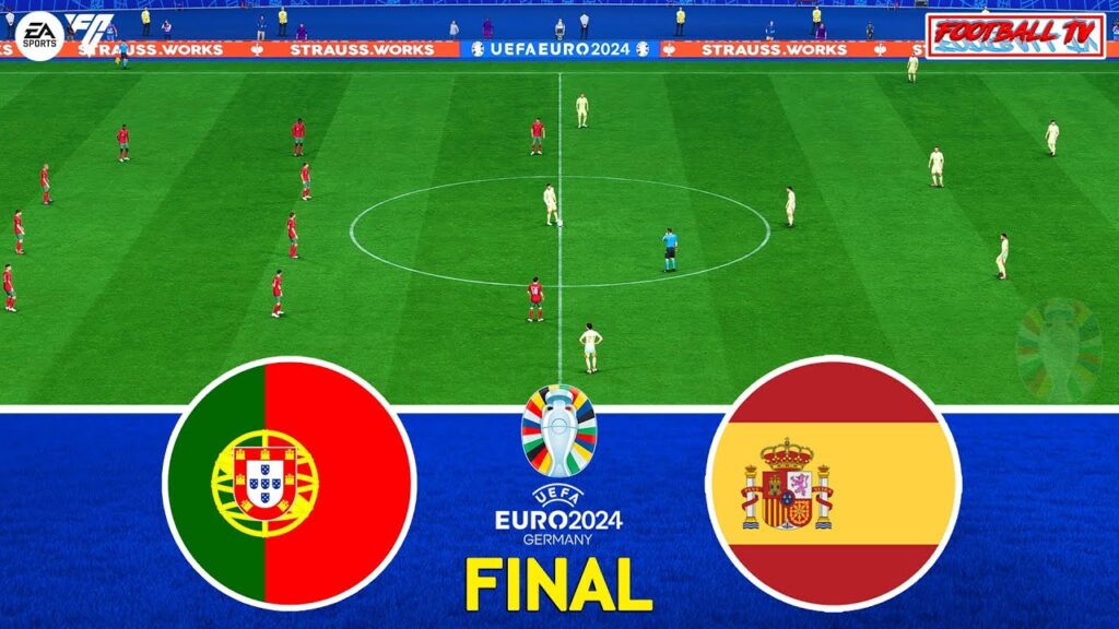 PORTUGAL vs SPAIN - UEFA EURO 2024 FINAL | Full Match All Goals | FC 24 Gameplay PC