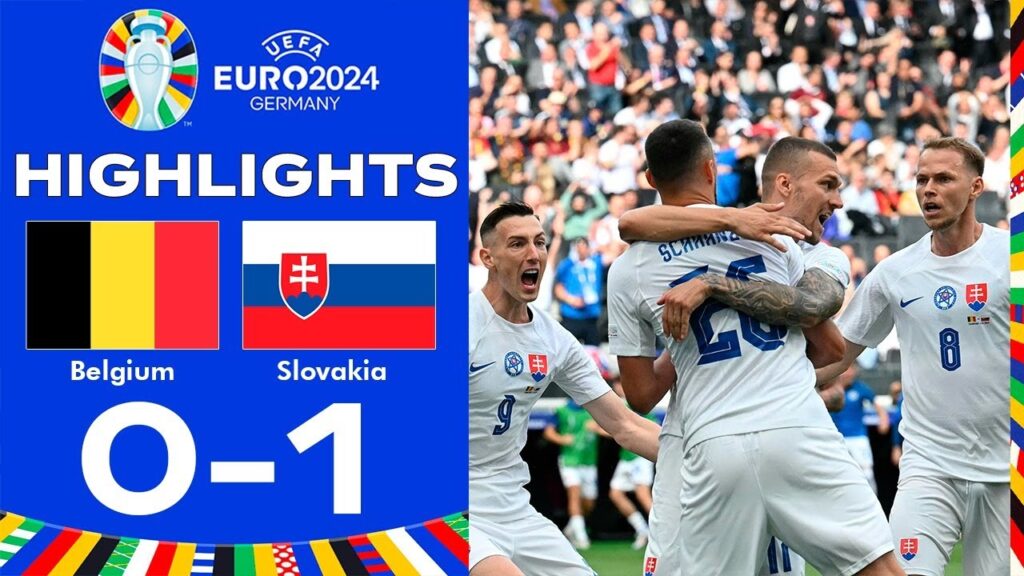 Belgium vs Slovakia 0-1 Highlights | UEFA EURO 2024