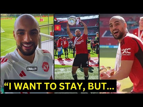 Sofyan Amrabat Emotional REACTION to United fans asking him to stay | Man United News