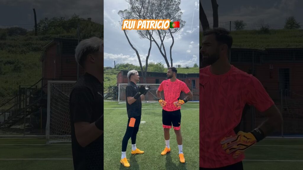 Sfido RUI PATRICIO portiere della ROMA e del PORTOGALLO 🇵🇹 #shorts