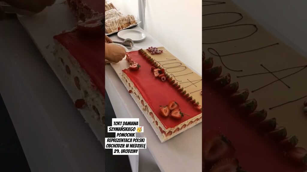 Tort na zgrupowaniu reprezentacji Polski. Urodziny obchodził... Damian Szymański! #euro2024 #fakt