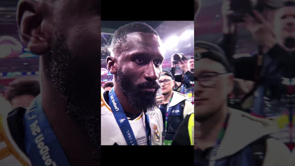 Bro is no longer alive 💀 #rudiger #realmadrid #football #edit #fyp #viral #skull