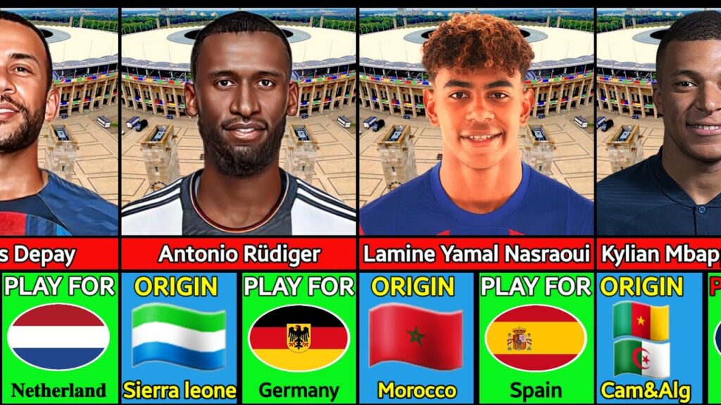 BEST players of African descent will play at the Euro 2024 tournament in Germany