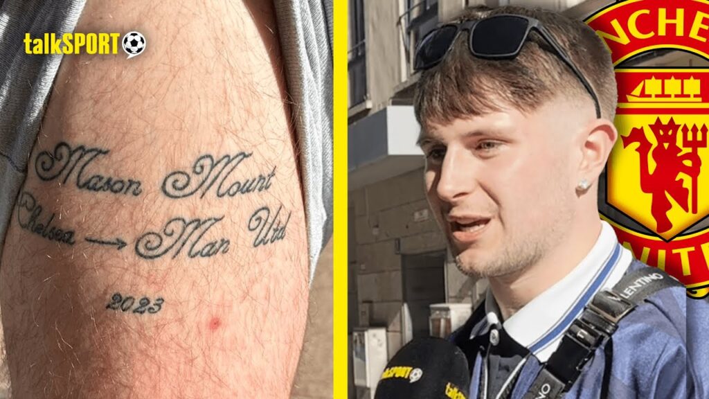 I HAVE A MASON MOUNT TATTOO! 🤯 Scotland Fan REVEALS CRAZY Man United Tattoo On The Streets Of Munich