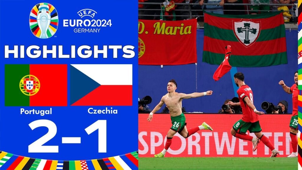 Portugal vs Czechia 2-1 Highlights | UEFA EURO 2024