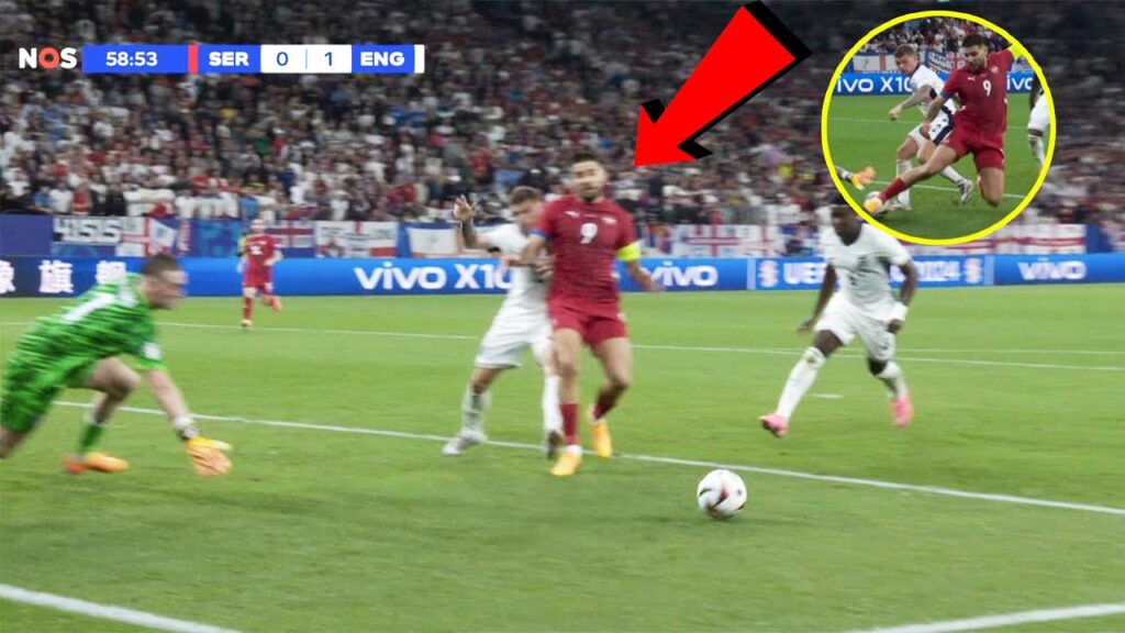 Aleksandar Mitrovic’s Penalty against England😲😨