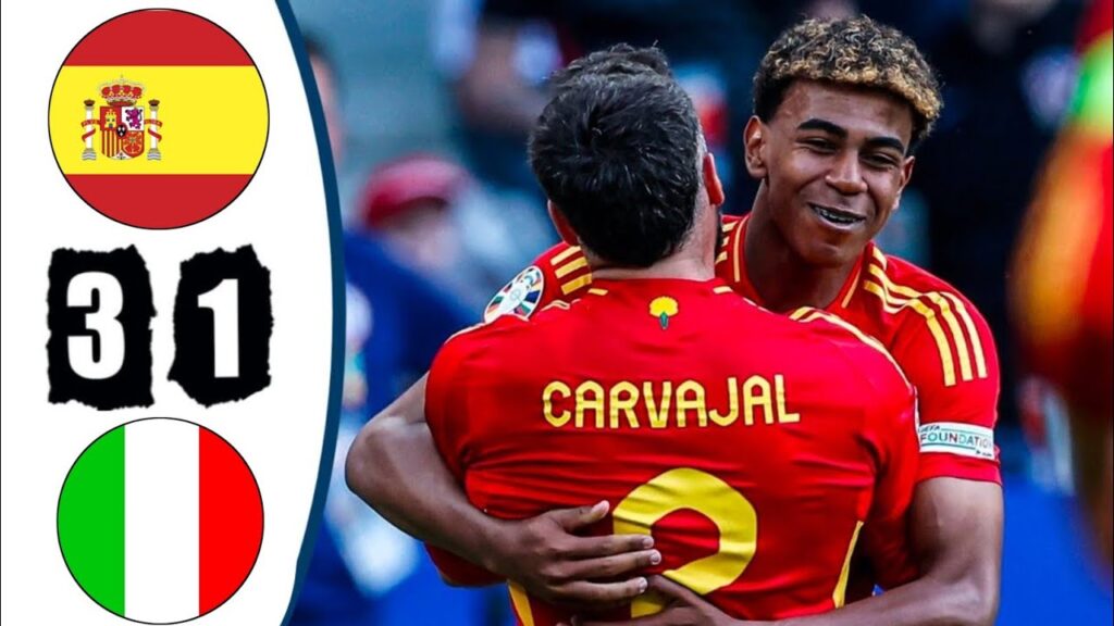 Spanyol vs Italia 3-1 Highlights Tadi Malam • Hasil EURO 2024 Tadi Malam • Bola Tadi Malam