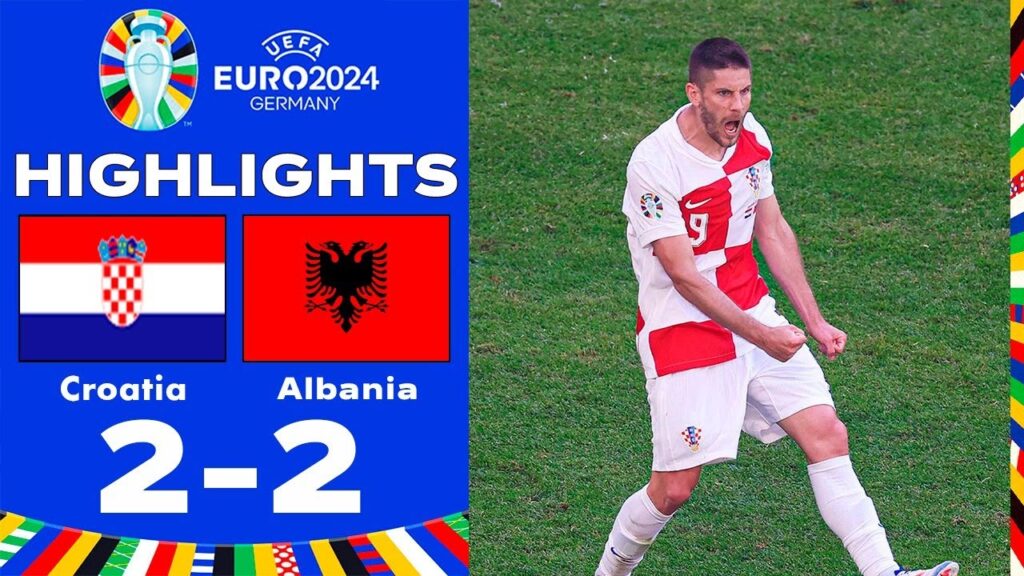 Andrej Kramarić Goal | Croatia vs Albania 2-2 Extended Highlights | UEFA EURO 2024