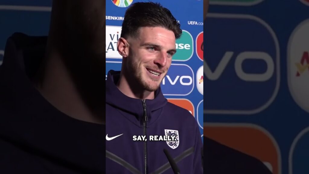 Jude Bellingham has two big fans in Declan Rice and Kieran Trippier 👏 #shorts #football #euro2024