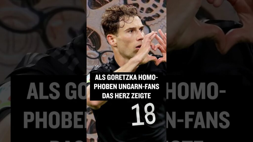 Wisst ihr noch, als Goretzka die Ungarn-Fans mit einem Herz-Jubel konterte? #shorts