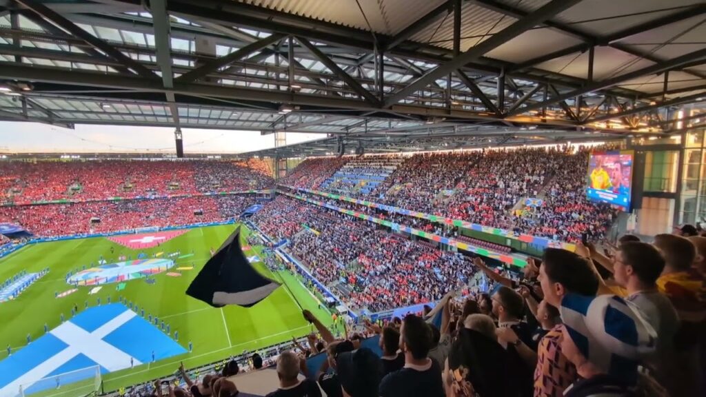 PASSIONATE Rendition of FLOWER OF SCOTLAND - Scotland vs Switzerland - UEFA Euro 2024 in COLOGNE
