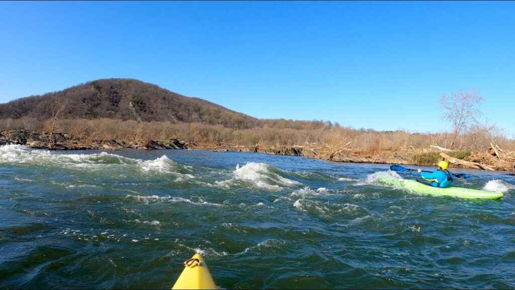 Kayaking/Surveying the Potomac River's Weverton Rapids & Knoxville Falls at 3.67ft - Prijon T-Slalom