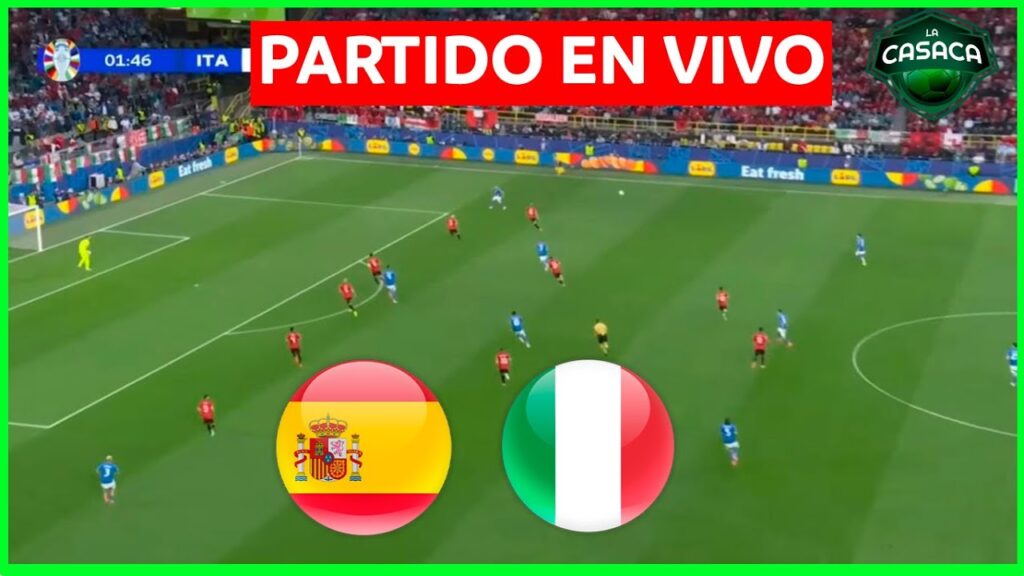 🚨 ESPAÑA vs ITALIA EN VIVO 🔥 UEFA EURO 2024