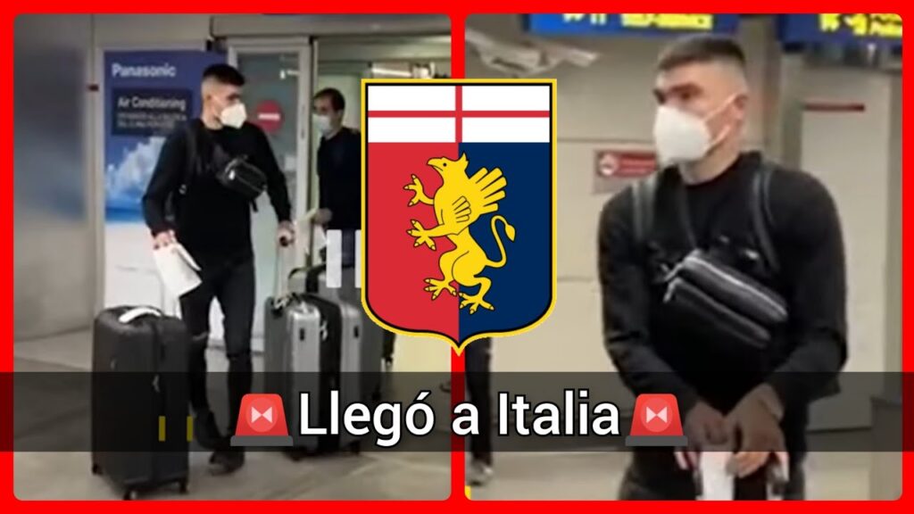 🚨Johan Vásquez llegó a Italia para firmar con el Genoa / Génova de la Serie A 🚨Johan Vásquez llegó a Italia para firmar con el Genoa / Génova de la Serie A