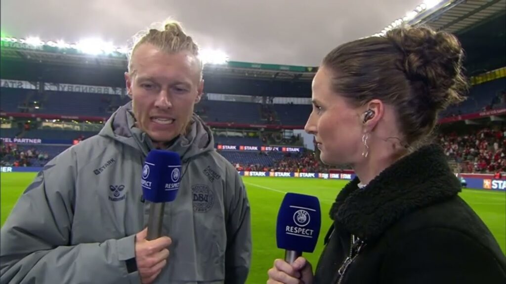 Simon Kjær interview after Denmark vs Norway on 8 June 2024
