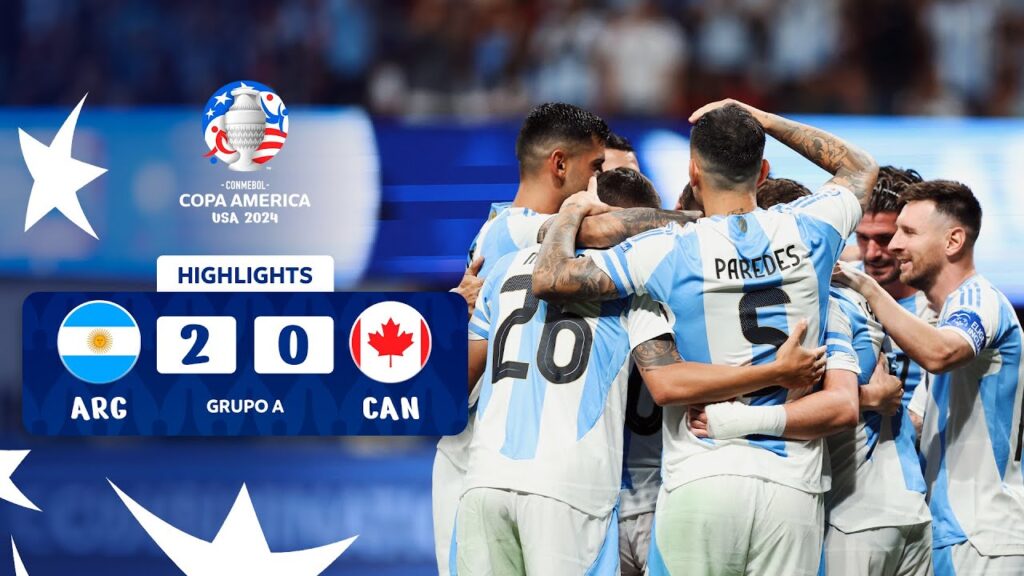 ARGENTINA 2-0 CANADÁ | HIGHLIGHTS | CONMEBOL COPA AMÉRICA USA 2024
