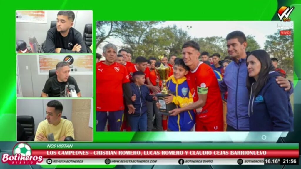 NOS VISITARON LOS CAMPEONES DEL ASCENSO CON INDEPENDIENTE DE HUILLAPIMA